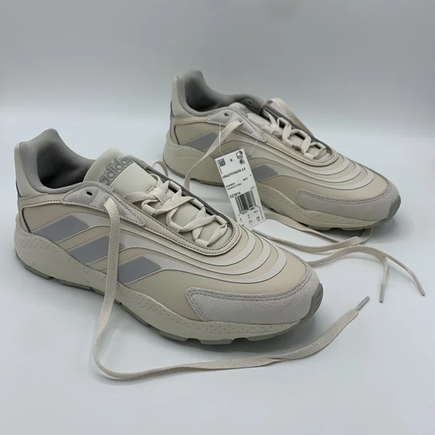 adidas Crazychaos 2.0 Ivory Beige Mens Casual Shoes Size 9.5 GZ3814