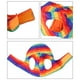 thumbnail image 2 of Gorra de béisbol para perro, gorro para el sol, visera de verano, colores arcoíris, protección solar L, 2 of 3