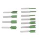 thumbnail image 5 of Straight Bits, Incisive Blade Fast Chip Removal Router Bit Set 11PCS PTFE Coating for Trimming Chamfering ANGGREK Otros, 5 of 8