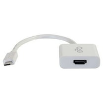C2G USB 3.1 USB-C to HDMI Audio/Video Adapter - White (TAA Compliant)