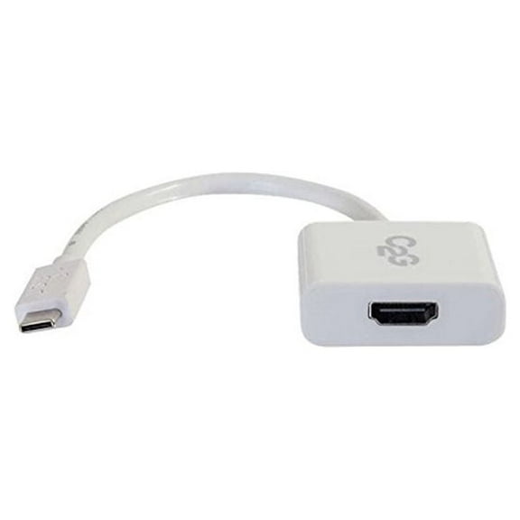 C2G USB 3.1 USB-C to HDMI Audio/Video Adapter - White (TAA Compliant)