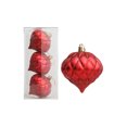thumbnail image 2 of Honmine Onion Shape Christmas Balls, Painted Shatterproof Baubles Set, Unique Tree Ornaments for Holiday Decor, Party, Gift, 2 of 6