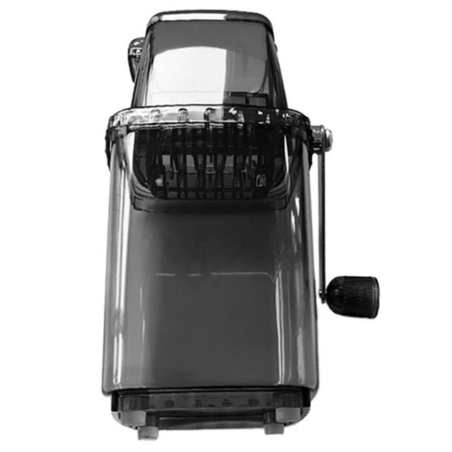 Hand Shaved Ice Machine,Portable Ice Crusher 1.25L Hand Cranked Ice Crusher Portable Ice Crusher Seamless Integration