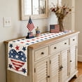 thumbnail image 6 of D American Independence Day Table Runner Flag and Star Patterns Pattern D 72.83X13.78 Inches Holiday Party Table Decorations Polyester, 6 of 6