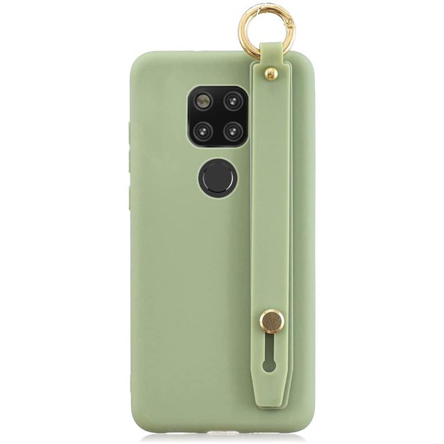 Case for Huawei P20 Pro, Rhinestone Painting Cloth Embossed Stylish Soft TPU Frame Glitter Thin Multicolor Soft Holder Stand Wrist Strap Full Protection Bumper,IBAOLE -Purple R-Avocado Huawei Mate20