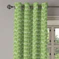 thumbnail image 3 of Ambesonne Plant Grommet Curtain, Exotic Setting Branches, 50" x 63", Fern Green, 3 of 6