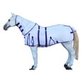 thumbnail image 2 of 68" Horse Summer Scrim Mesh  Protective Full Neck FlySheet Bellyband Purple 73102, 2 of 5
