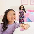 thumbnail image 2 of Barbie Fashionistas Style Doll #251 in Star Print Dress, Pink Sneakers, Brown Hair, 2 of 6