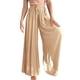 thumbnail image 2 of Pantalones Casuales para Mujer, con Cintura Elástica y Pierna , con Bolsillos. Caqui XXL, 2 of 9