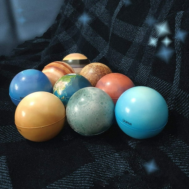 Space Solar System Eight Planets Themed Bouncy Balls Walmart
