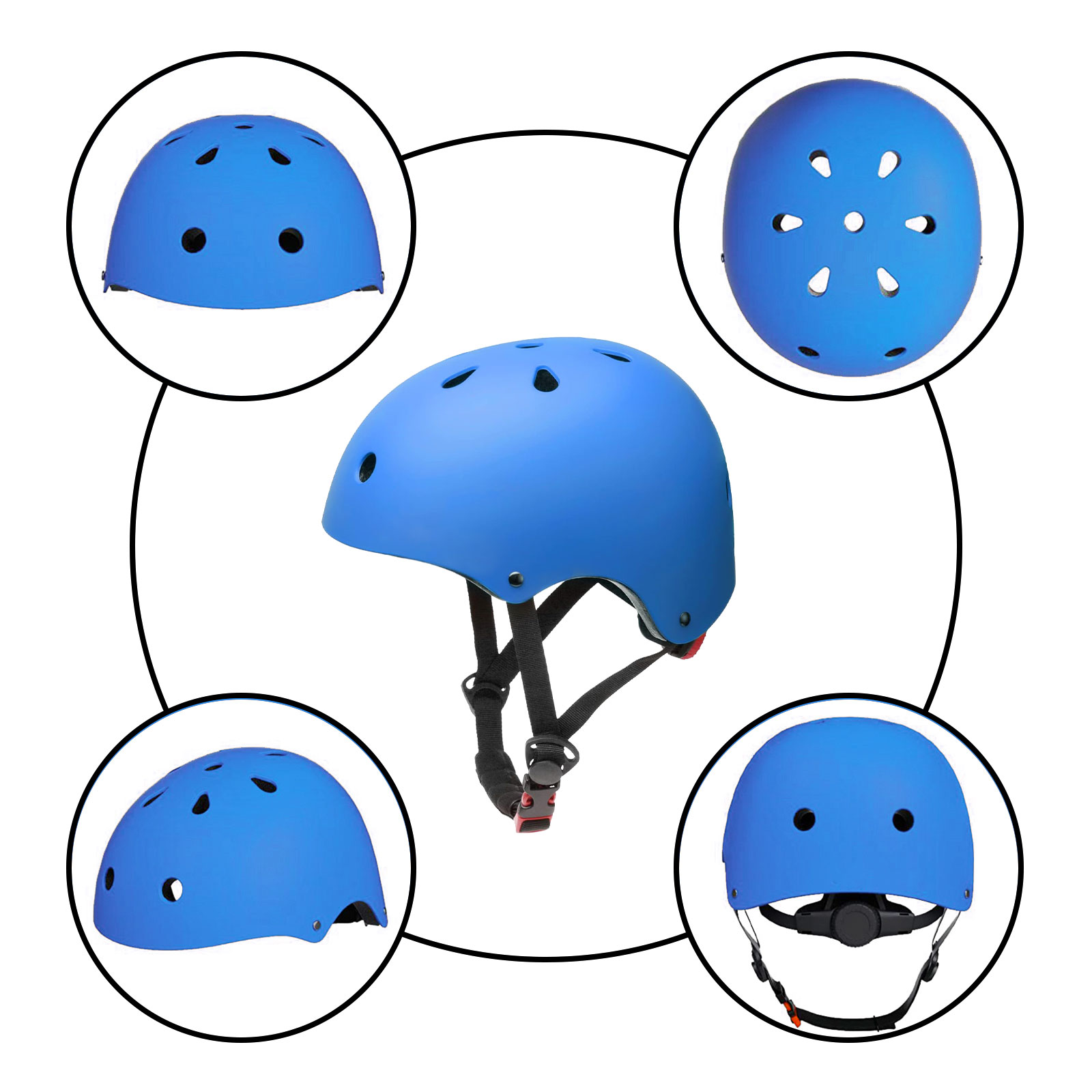Tripumer Kids Bike Helmet Ages 3-8, Blue photo 4