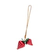 thumbnail image 4 of Regalos con dijes para bolsos para mujer, accesorios para bolsos, lindo dije para monedero, decoración para billetera. Rojo, 4 of 9