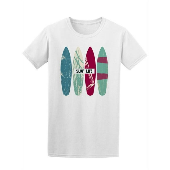 Surf Life Surfboards T-Shirt Men -Image by Shutterstock, Male XX-Large