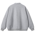 thumbnail image 5 of Maoxin Mens Jacket Men's Solid Color Button Pocket Long Sleeved Hooded Casual Jacket Gray L, 5 of 5