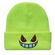thumbnail image 1 of Gorro de punto con bordado de ojos rojos y boca grande de dibujos animados, gorro cálido de lana para otoño e invierno., 1 of 6