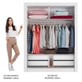 thumbnail image 4 of Ropero Closet Madesa Dallas Plus 2 Puertas Corredizas con Espejo 4 Cajones BB, 4 of 5