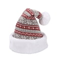 thumbnail image 1 of Punto De Navidad Para Adultos, Gorros De Elfo Cálidos Para Navidad, Gorro De Disfraz Para Fiesta De Navidad, Accesorios De Decoración Sweethay HA046870-01, 1 of 6