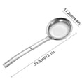 thumbnail image 2 of TIMIFIS Stainless Steel Screen Fine Screen Filter Set Stainless Steel Metal Flat Cooking Skimmer Ladle Ladle with Handle Food Filter Kitchen Tools Kitchen Baking Oil Filter Flour Scree, 2 of 5