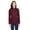 Burgundy, variant on Ladies' Fusion ChromaSoft™ Pique Quarter-Zip - BLACK - 3XL