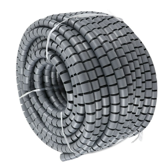 Enveloppe de Cordon en Spirale - Température, Isolée, Résistante à l'Usure - Gestion et Protection Faciles des Fils pour Ordinateur, Alimentation et Câbles