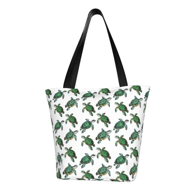 Easygdp Watercolor Turtle Bolso de Hombro para Mujer, Bolso Bandolera y Cartera de Mano Elegante para Uso Diario