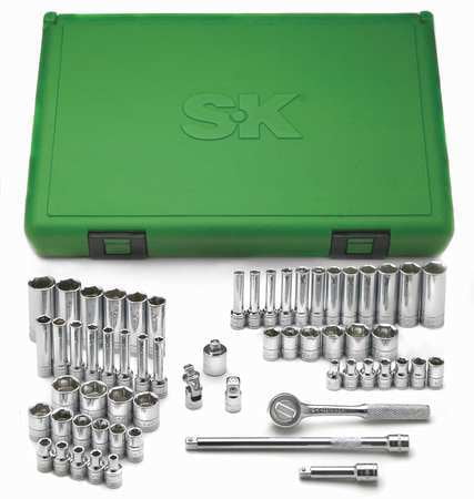 Sk Professional Tools 1 4" Drive, Socket Wrench Set, 91860 by S K Hand Tools