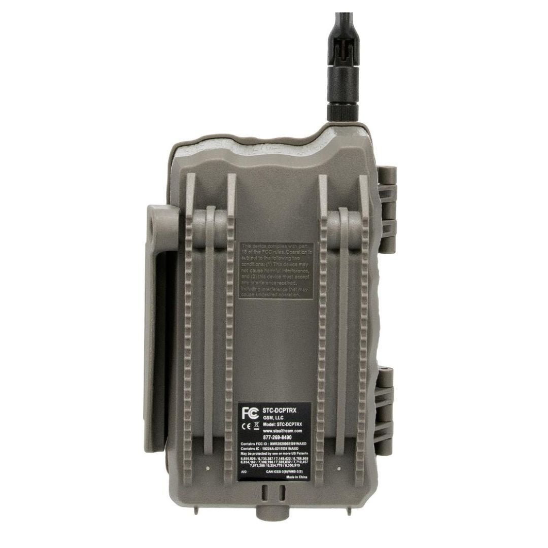 Stealth Cam Deceptor Max 40MP Cellular Trail Camera, 1440p HD Video, 36 No-Glo IR LEDs, 0.4s Trigger, Dual Network (STC-DCPTRX)