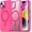 Hot Pink, variant on for iPhone 13 Case/iPhone 14 Case Compatible with MagSafe, Translucent Matte Slim Protective Case for iPhone 13&iPhone 14, Light Blue