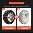 thumbnail image 6 of Universal Anti-Skid Tire Chains,Universal Reusable Anti-Skid Nylon Tire Chains,High GSM Adjustable Tire Zip Ties,Adjustable Anti-Slip Tire Cables for Snow and Ice, 6 of 7