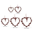 thumbnail image 3 of SSNTSY Heart Berry Wreath Valentine's Day Wreath Artificial Heart Berry Stem for Front Door Wedding Party Anniversary Wall Decor, 3 of 7
