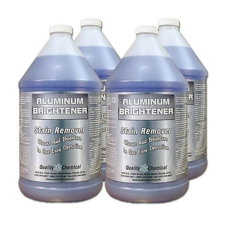 Aluminum Cleaner & Brightener & Restorer - 4 gallon (Best Brightener For Zinc Plating)