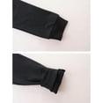 thumbnail image 5 of Bellafa Toddler Boys Baggy Sweatpants Elastic High Waist Drawstring Cuffs Jogger Kids Casual Cotton Fall Winter Solid Color Pants, 5 of 6