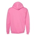 thumbnail image 3 of Gildan Mens Heavy Blend Hooded Sweatshirt, M, Azalea, 3 of 3
