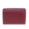 thumbnail image 3 of New Fendi Calf Leather F Logo Barola Red Micro Trifold Wallet 8M0395, 3 of 5