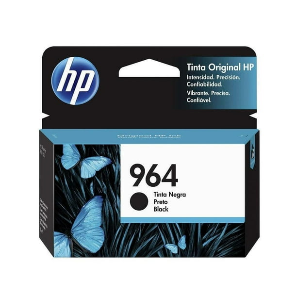 Cartucho de Tinta HP 964 Negro, Modelo: 3JA53AL. HP 3JA53AL