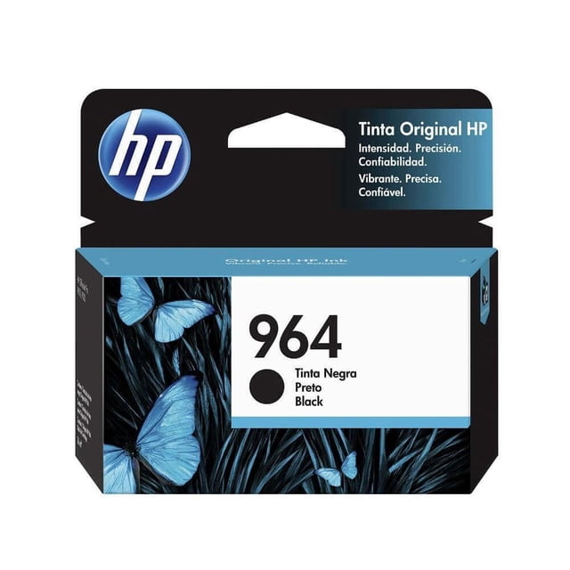 Cartucho de Tinta HP 964 Negro, Modelo: 3JA53AL. HP 3JA53AL