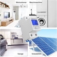 thumbnail image 4 of Digital LCD AC Current Meter HutschRail Rail KWh Electricity Meter 5 (80) Amp 1 Phase 2 Pin 2 Pin, 4 of 5
