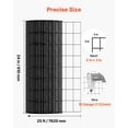thumbnail image 3 of VEVOR Valla de Jardín 61 cm x 7,62 m, Malla 5,08 x 7,62 cm Recubierta de Vinilo, Valla de Alambre de Acero Galvanizado de 1,52 mm de Diámetro para Gallinas y Conejos, para Recintos de Animales, 3 of 9
