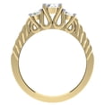 thumbnail image 3 of Dazzlingrock Collection 0.75 Carat (ctw) 14K Round Diamond Ladies Bridal 3 Stone Engagement Ring 3/4 CT, Yellow Gold, Size 6, 3 of 3