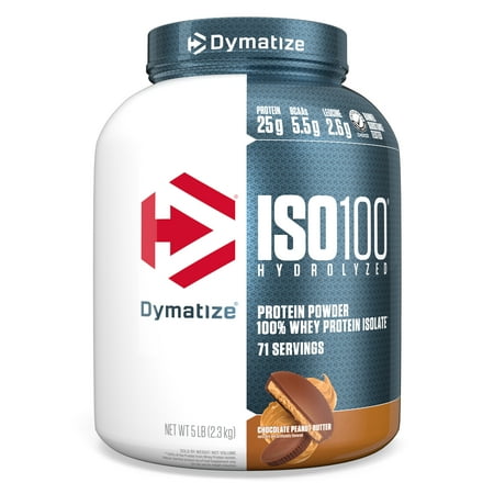 UPC 705016353552 product image for Dymatize ISO100 Hydrolyzed Whey Isolate Protein Powder  Chocolate Peanut Butter  | upcitemdb.com