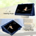 thumbnail image 3 of EpicGadget Case for Microsoft Surface Pro 7/ Surface Pro 7 Plus/ Surface Pro 6/ Surface Pro 5/ Surface Pro 4/ Surface Pro 3 Tablets Case Lightweight Slim PU Leather Stand Folio Cover (Navy Blue), 3 of 5