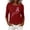 Wine`, variant on Hurxie Breast Cancer Shirt Women Breast Cancer Awareness Pink Ribbon T-Shirt Cancer Survivor V-Neck Tops Pink,S