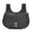 Black, variant on Medieval Leather Pouch with Adjustable Buckle Strap Sturdy Belt Bag for Events & Cosplay
