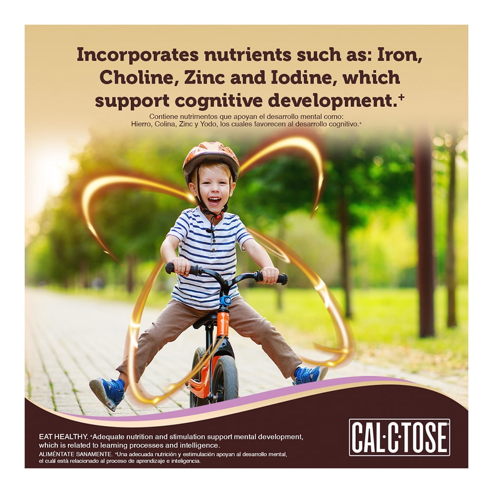 Cal-C-Tose Chocolate Milk Powder Mix for Kids, 14.1oz, 3 pack