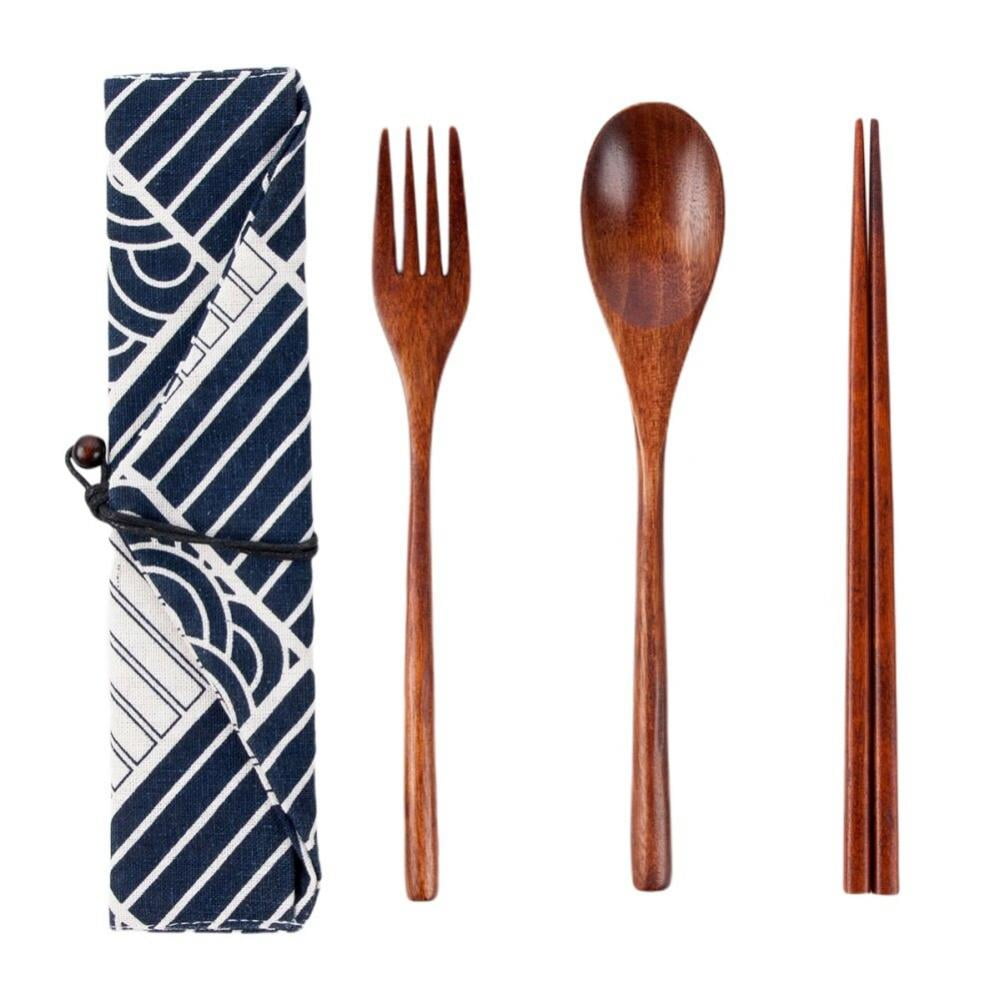& Kitchen Chinese Food Wooden Tableware Wood Chopsticks Flatware Dinnerware 