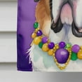 thumbnail image 2 of Saint Bernard King of Mardi Gras House Flag 28 in x 40 in, 2 of 7