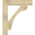 thumbnail image 3 of Ekena Millwork 4"W x 24"D x 28"H Legacy Block Rough Sawn Bracket, Douglas Fir, 3 of 4