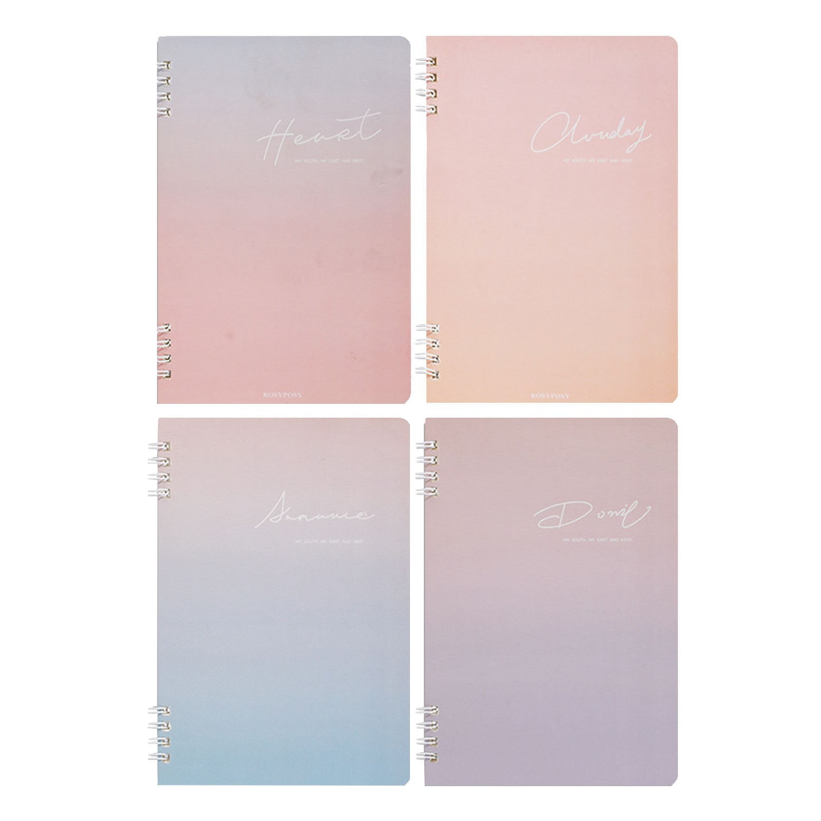 LYINGF Spiral Notebook Thick Plastic Hardcover Spiral Notebook Hardcover Lined Journals for Writing Journals for Study and Notesy Work Travel and Notes Supplies