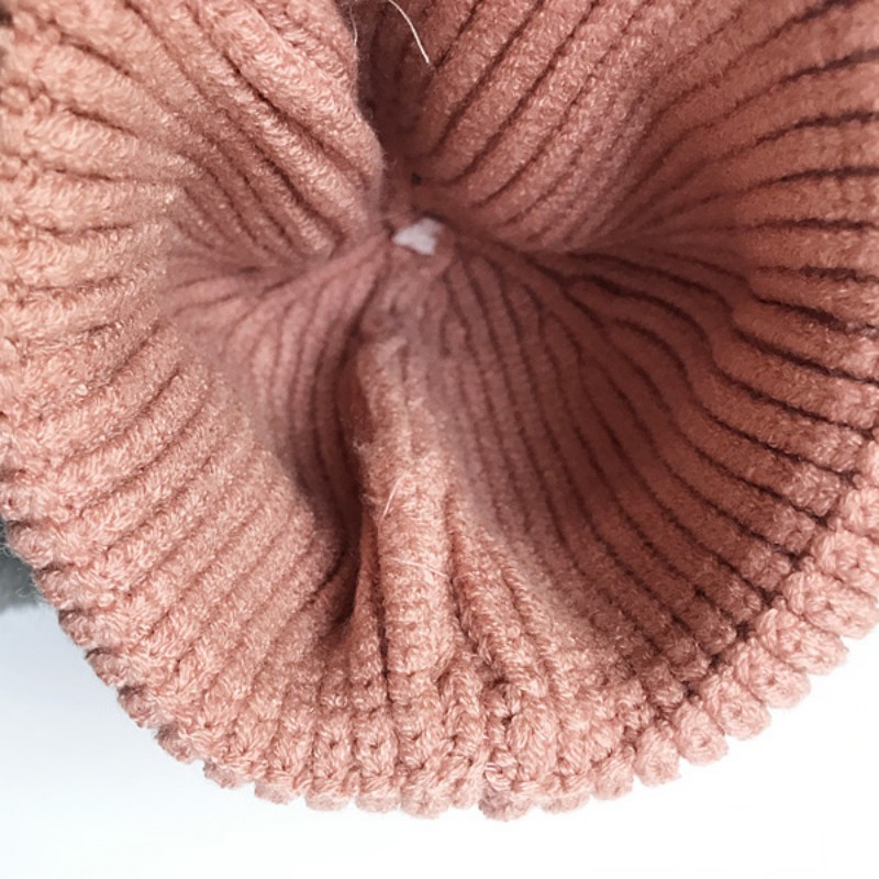 Ame Baby Winter Warm Hat, Baby Newborn Knit Hat Infant Toddler Kid Crochet Hat Beanie Cap, Winter Warm Para Bebe Cotton Ball Kids Knitted Beanies Hat - image 4 of 8