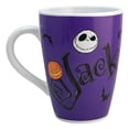 thumbnail image 2 of Taza Grande Belly Cerámica Ambient 21 Diseño Extraño Mundo de Jack 900 Ml Morado, 2 of 4